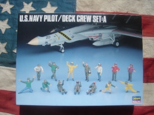 Hasegawa 36006 U.S. Navy Pilot/Deck Crew Set A